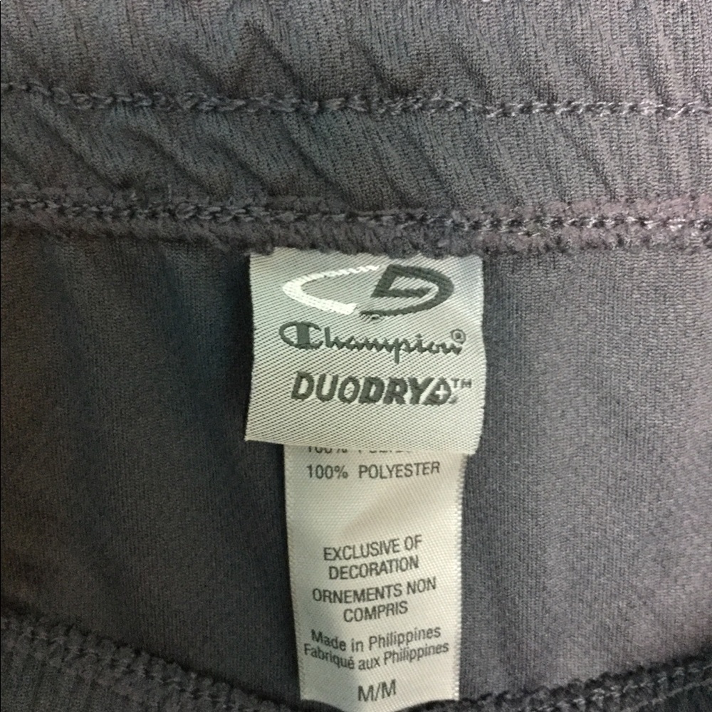 Champion M Shorts Gray White Athletic Workout NWOT - Picture 3 of 7